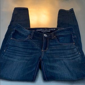 American Eagle dark blue jeans
